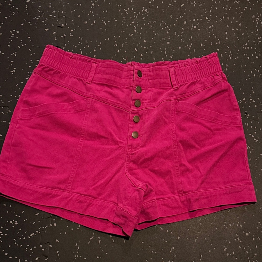 Knox Rose Fuchsia High Waist Shorts